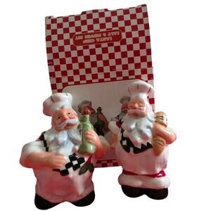Vintage Santa Chef Salt & Pepper Shaker